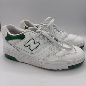 New Balance 550 Shoes Sneakers  White Classic Green Men 9